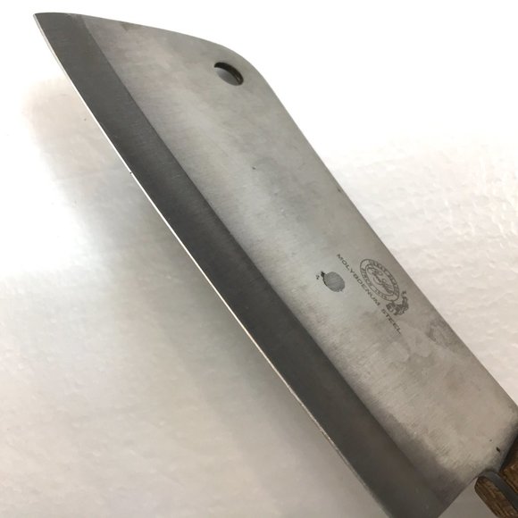 Carvel Hall Stainless Molybdenum Steel Butchers  Meat Cleaver Japan - Picture 5 of 14